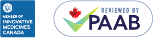 Member of Innovative Medicines Canada. PAAB. BIOTECanada.