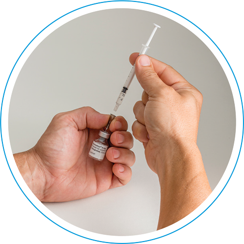 Preparing the injection - Step 4